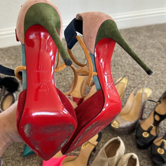 8 pairs of louboutins